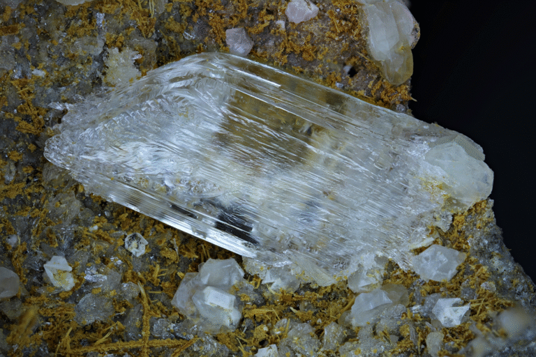 Gypsum, Chabazite-Na, Bickers Quarry, New Zealand