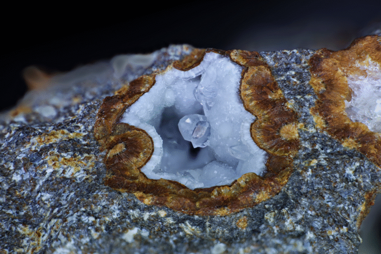 Quartz, Calcite, Moeraki Point, New Zealand