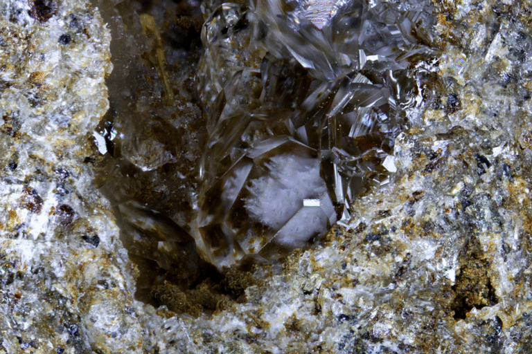 Analcime, Bickers Quarry, New Zealand